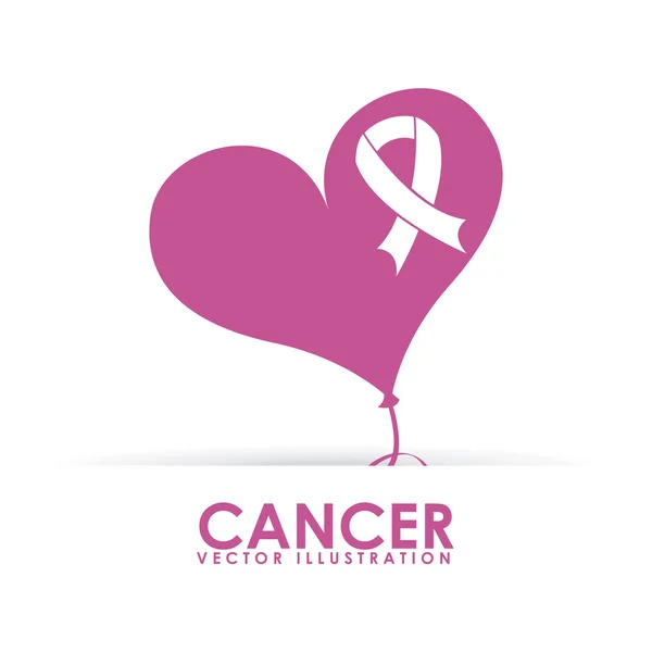 乳房がんデザイン — ストックベクタ