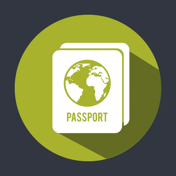 Passport design — Stock vektor