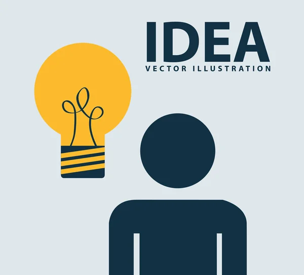 Idea design — Stock Vector