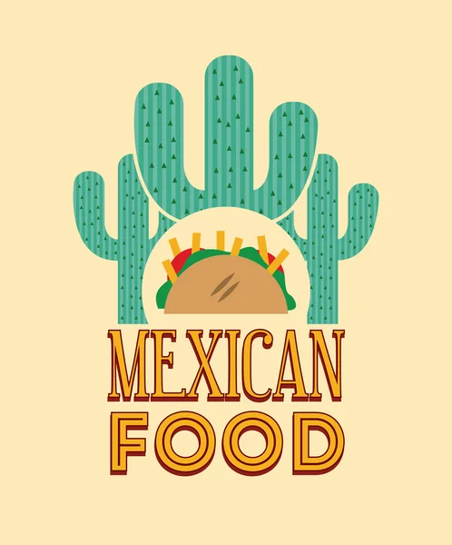 Diseño de icono mexicano — Vector de stock