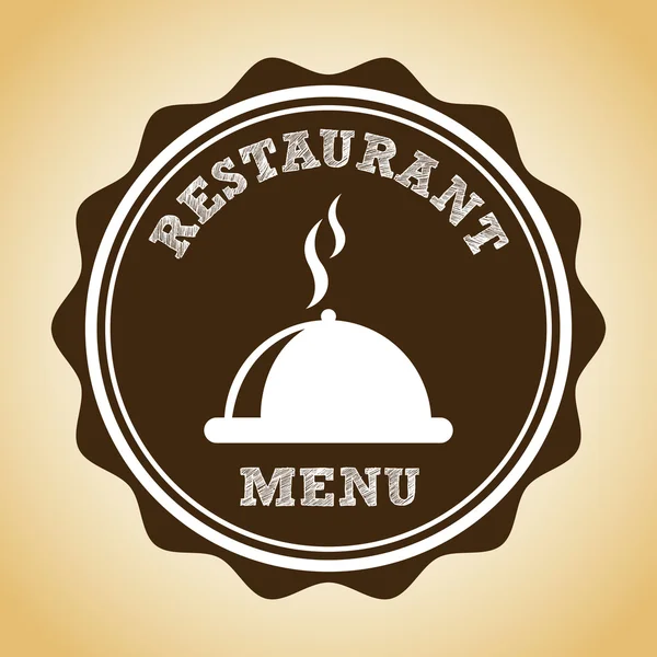 Menü restoran tasarımı — Stok Vektör