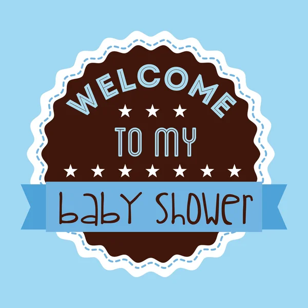 Projekt baby shower — Wektor stockowy