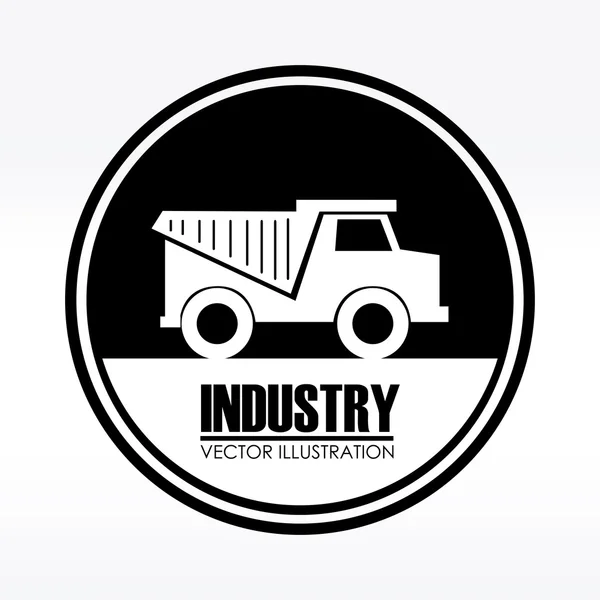 Industry design, vector illustration. — Stock Vector