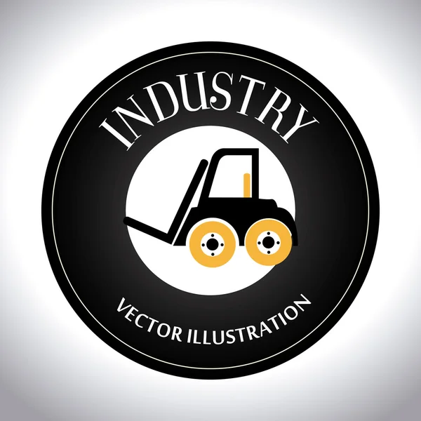 Industry design, vector illustration. — Stock Vector