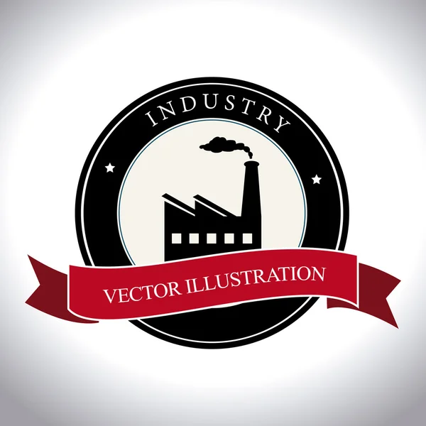 Diseño industrial, ilustración vectorial . — Vector de stock