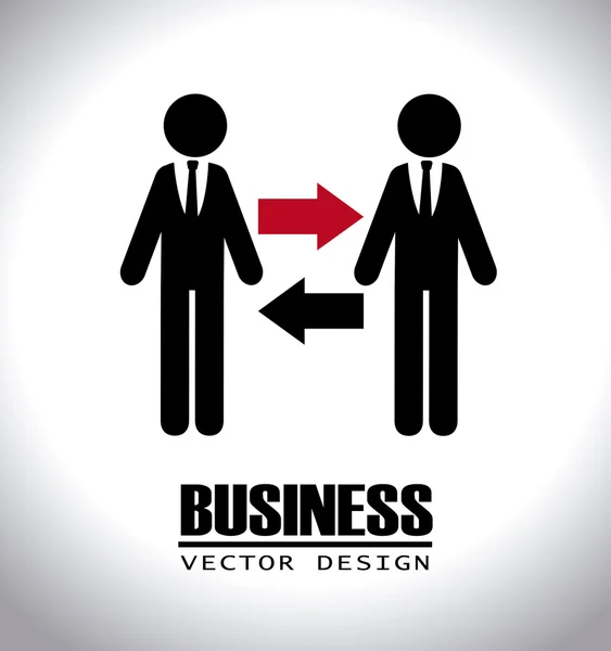 Design de negócios, ilustração vetorial . — Vetor de Stock