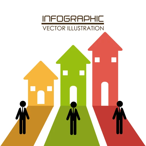 Diseño empresarial, ilustración vectorial . — Vector de stock