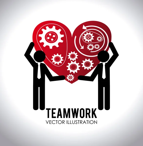 Teamwork design, vektor illustration. — Stock vektor