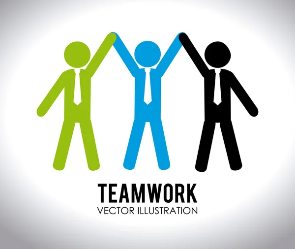 Teamwork design,vector illustration. — Stock Vector