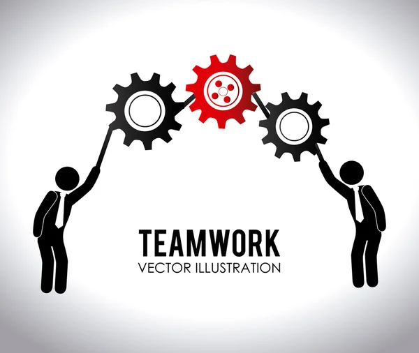 Teamwork design, vektor illustration. — Stock vektor