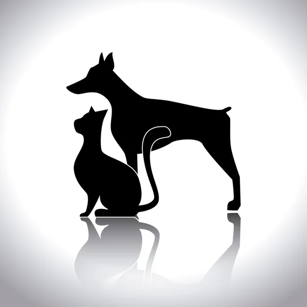 Diseño de mascotas, ilustración vectorial . — Vector de stock
