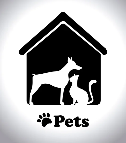 Pets design,vector illustration. — Stock Vector