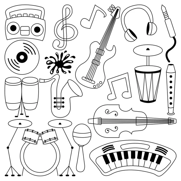 Musical — Stock Vector