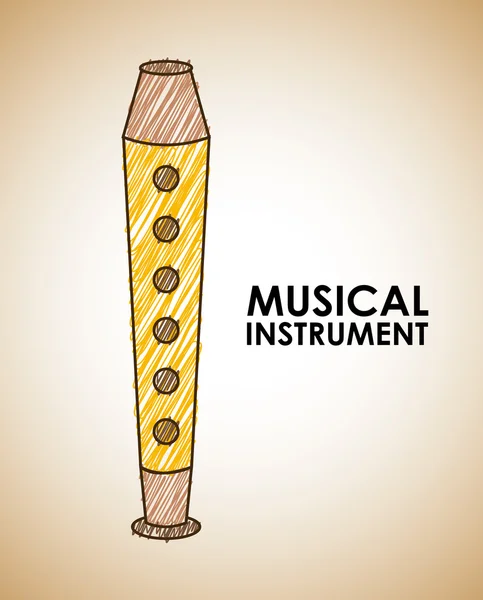 Musikalsk – stockvektor