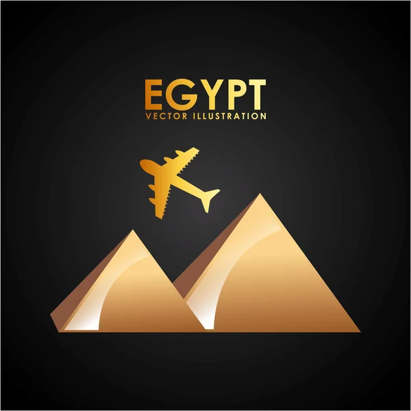 Egypt pyramid — Stock Vector