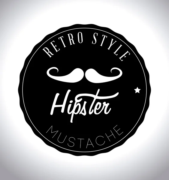 Desenho de Hipster, ilustração vetorial . —  Vetores de Stock