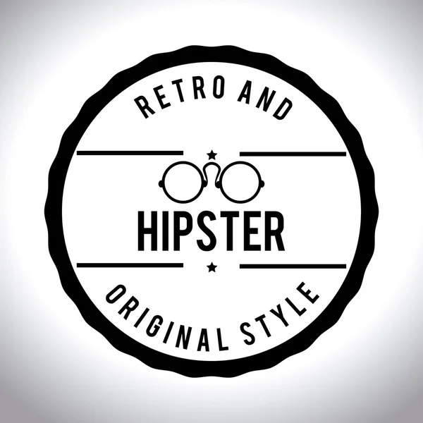 Design hipster, illustrazione vettoriale . — Vettoriale Stock