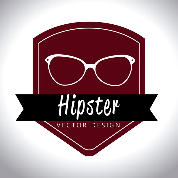 Hipster 디자인, 벡터 일러스트 레이 션. — 스톡 벡터