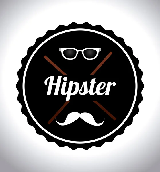 Conception Hipster, illustration vectorielle . — Image vectorielle