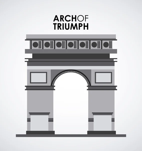 Arco del Triunfo — Vector de stock