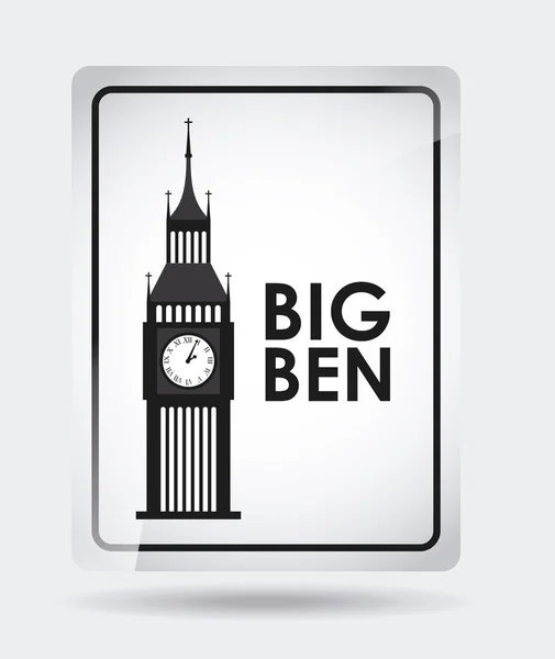 Big Ben — Vettoriale Stock