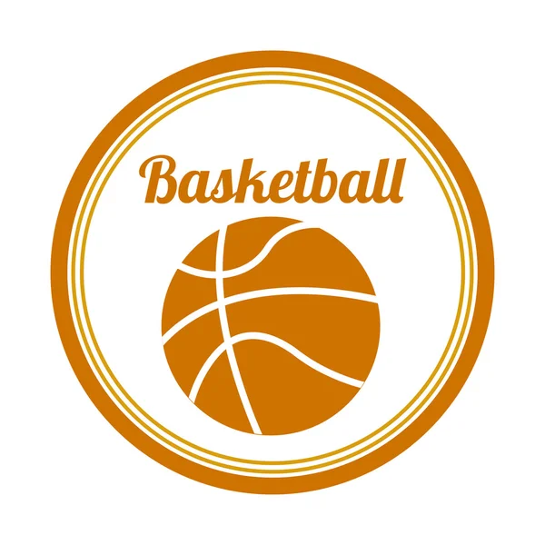 Diseño de baloncesto — Archivo Imágenes Vectoriales