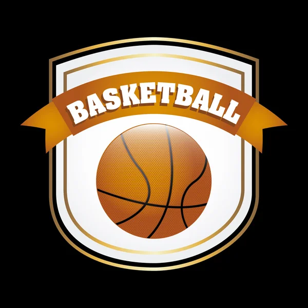 Basketbol tasarım — Stok Vektör