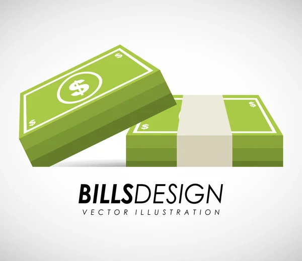 Bills money — Stock Vector