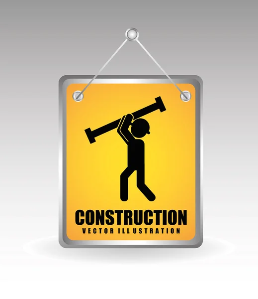 En construcción diseño — Vector de stock