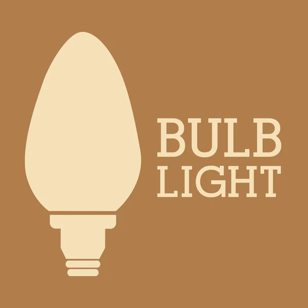 Bulb icon — Stock Vector