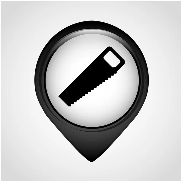 Tool icon design — Stock Vector
