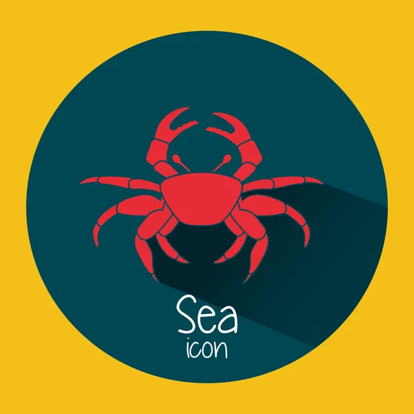 Sea icon — Stock Vector
