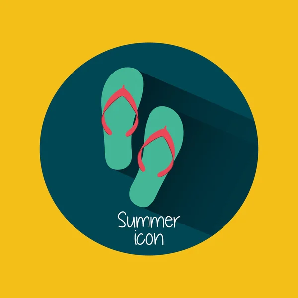 Icono de verano — Vector de stock