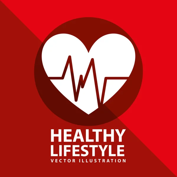 Estilo de vida saludable — Vector de stock