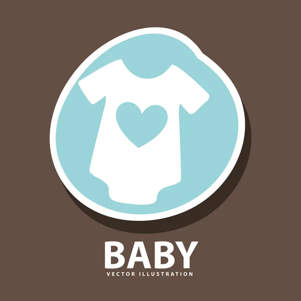 Design de ícone de bebê — Vetor de Stock