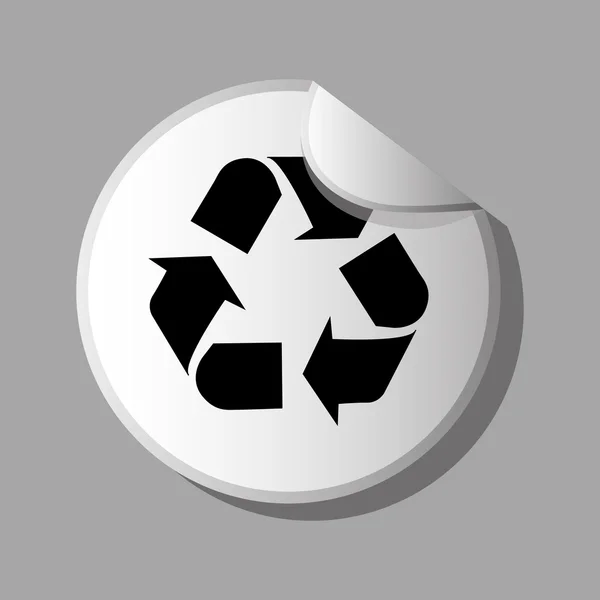 Eco sticker design — Stock Vector