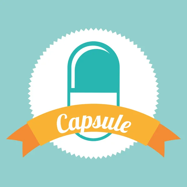 Capsule pictogram — Stockvector