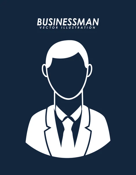 Businesman avatar — Stok Vektör