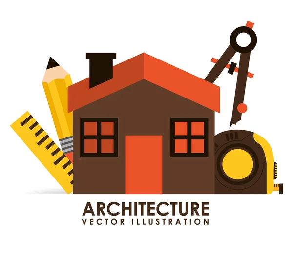 Architecture icons — Stock Vector