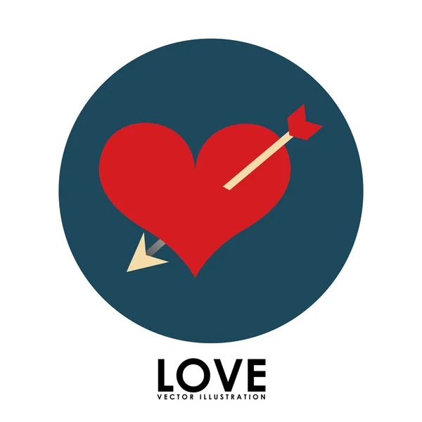 Ikona miłość — Wektor stockowy
