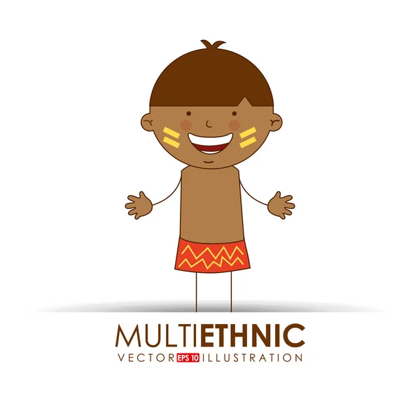 Multi ethnic — Διανυσματικό Αρχείο