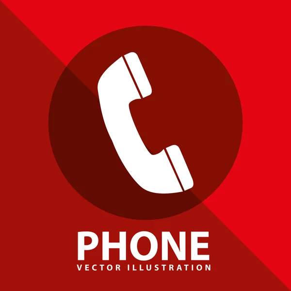 Telefone Vector — Vetor de Stock