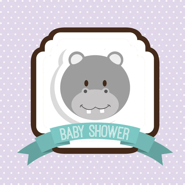 Babydusche — Stockvektor