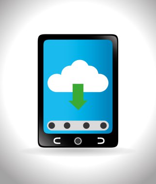 Teknoloji tasarım, vektör çizim.