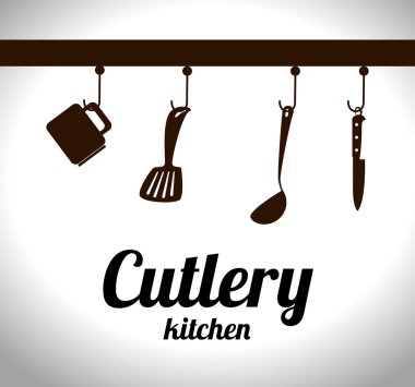 Mutfak tasarımı, vektör çizim.