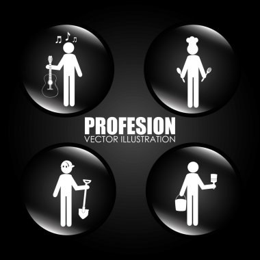 İşleri tasarımı, vektör çizim.