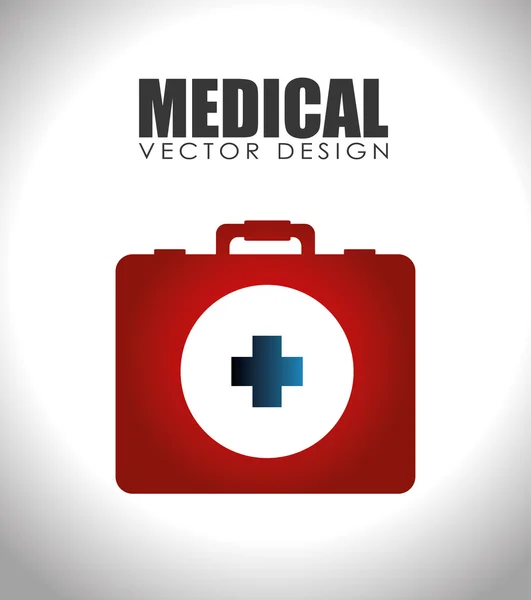Diseño médico, ilustración vectorial . — Archivo Imágenes Vectoriales