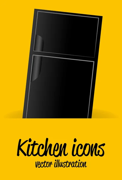 Kitchen design, vector illustration. — Stock Vector