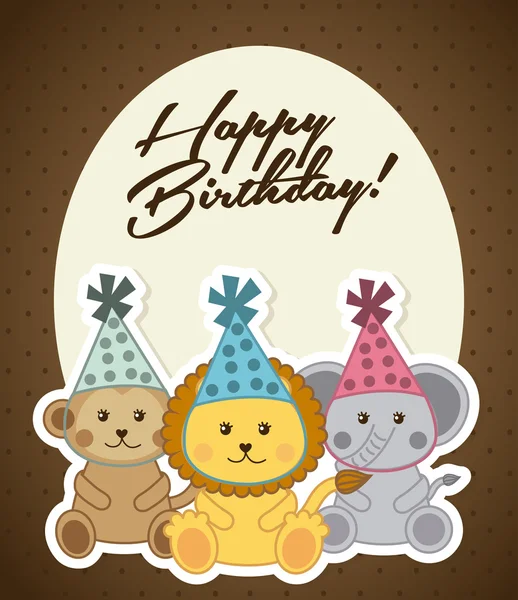 Happy birthday — Stock Vector