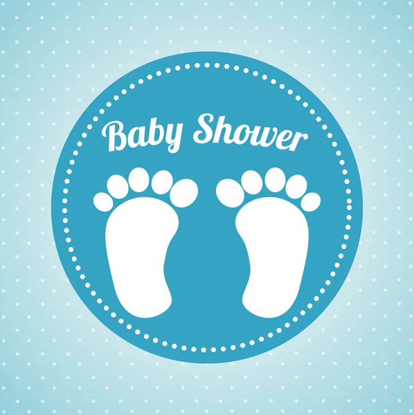 Baby douche ontwerp — Stockvector